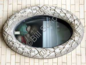 budda in window